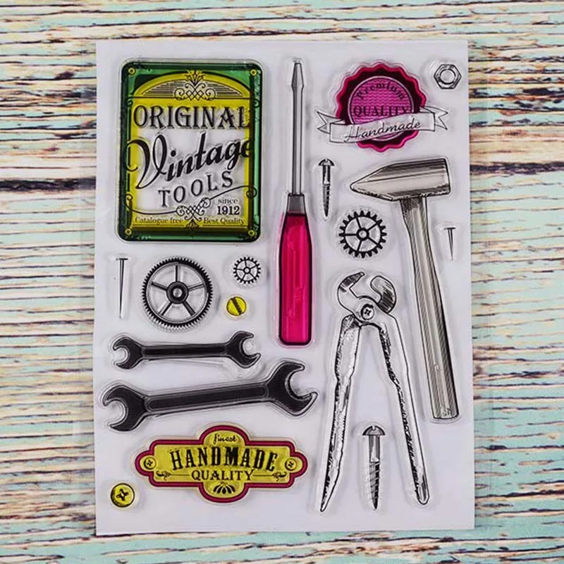 

Vantage tools Transparent clear stamp for DIY Scrapbooking/Card Making/Kids Christmas Fun Decoration Supplies