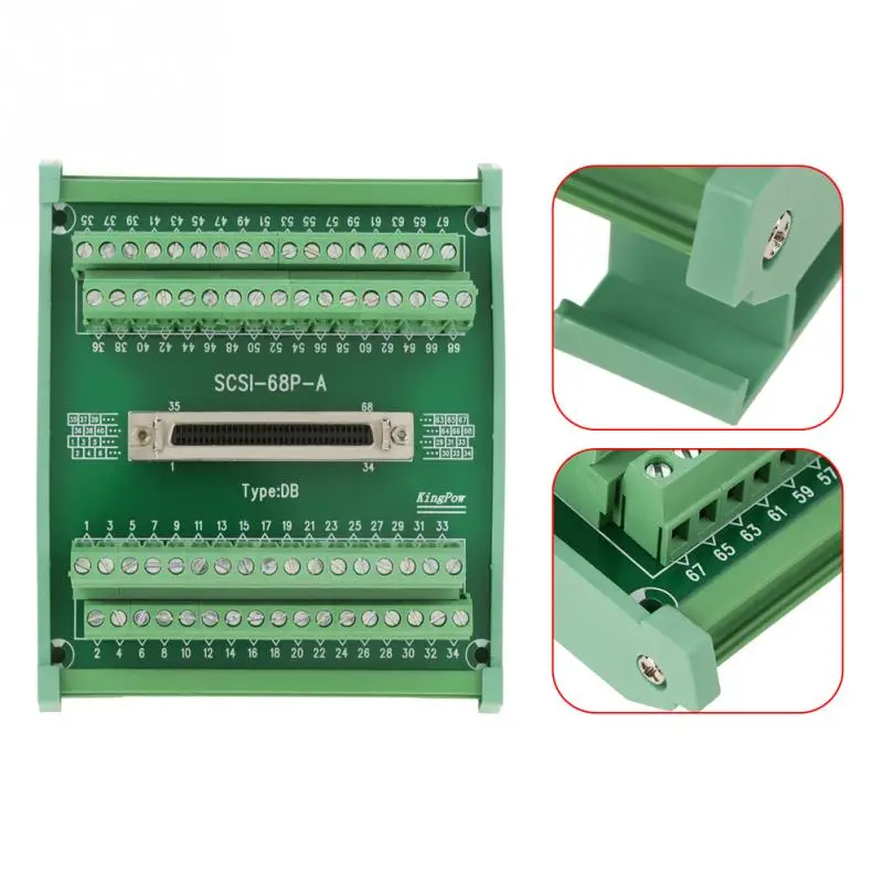 1 шт. клеммные блоки SCSI68 68 pin|Терминалы| |