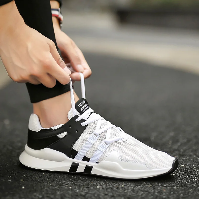 

Spring/Autumn High Quality Men Casual Shoes Fashion Brand Soft Breathable Lace-up Male Shoes Six Colors Plus Size 39-44