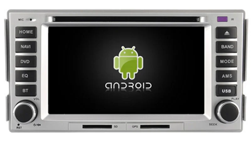 6," Автомобильный dvd-плеер на основе Android с BT GPS wifi, аудио Радио стерео, автомобильный мультимедиа для hyundai Elantra 2000-2006/Santa Fe 2007-2011