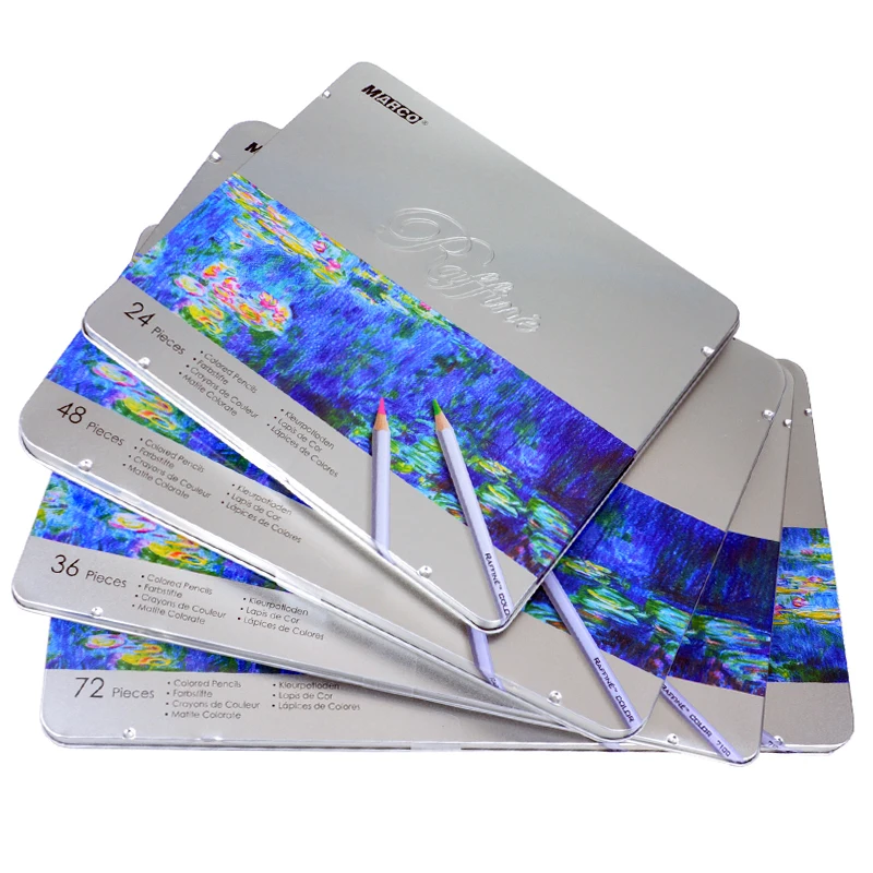 

72 Color Pencil lapis de cor professional Non-toxic Lead-free colored wooden stationery pencil drawing Sketches Faber castell