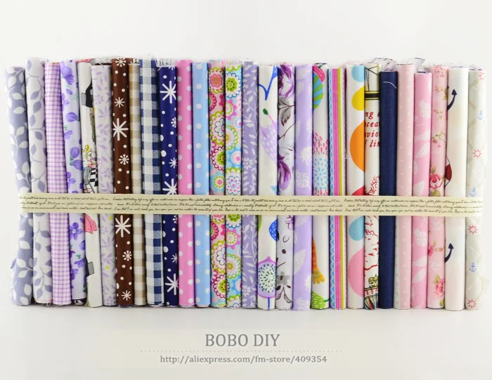 

Teramila Cotton Fabric New Exclusive 28 PCS/lot Mixed Patterns 20cmx20cm For Sewing Tissus Clothes Fabrics Patchwork Tecido