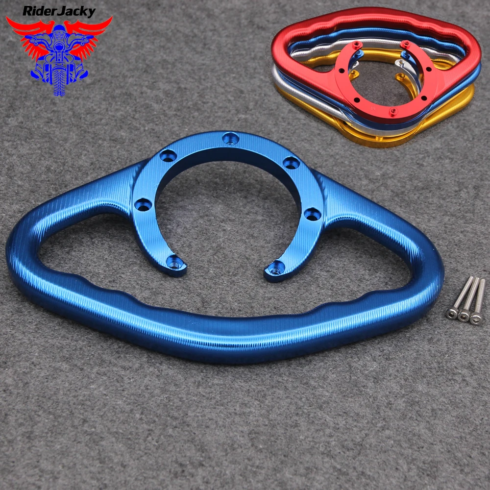 

For Honda Hawk GT NT650 1988-1991 1989 1999 1990 CNC Motorcycle Passenger Handgrips Hand Grip Tank Grab Bar Handle Armrest