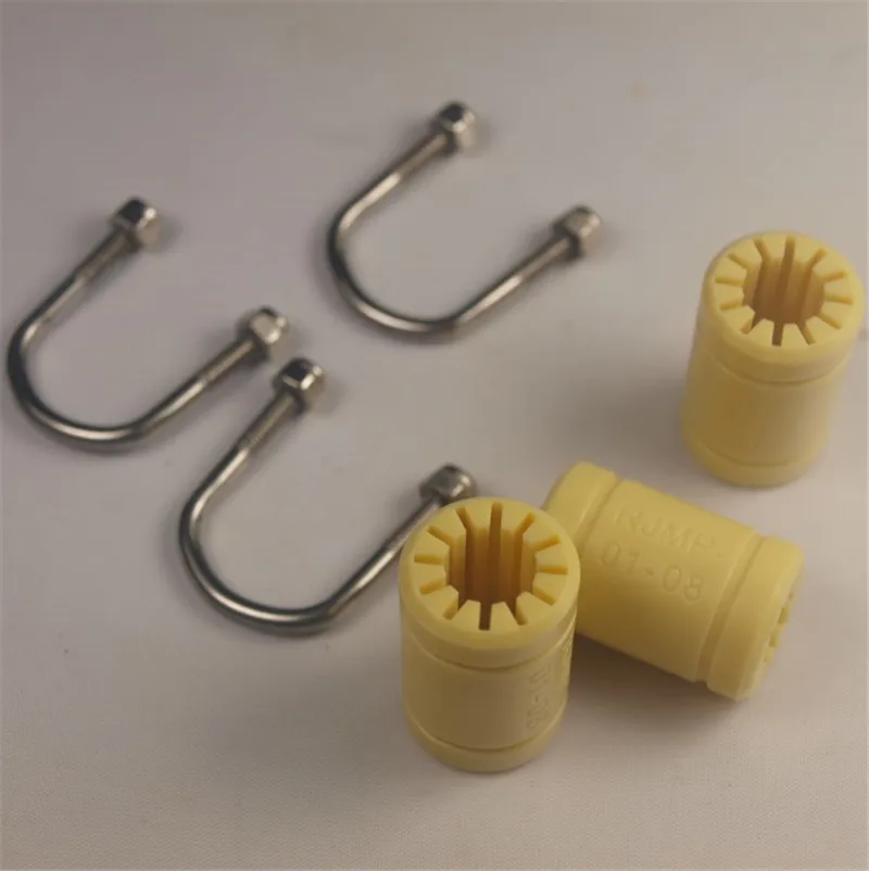 Funssor acier inoxydable U-boulons + LM8UU roulements/pour Prusa i3 MK2 de reprise Hephestos 3D imprimante mise a niveau | Компьютеры и