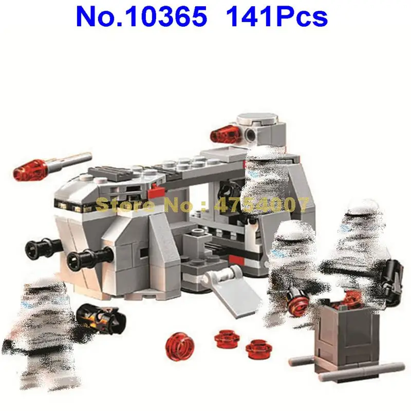 

10365 141pcs star wars royal army imperial troop transport 4 figures 75078 building block Toy