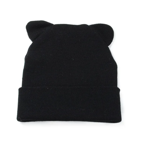 Minhui Cute Ears Cap Women Winter Beanie Hat Knit Gorro Touca Skullies Bonnet Women Winter Caps Hip Hop Hats Men Casual Beanies