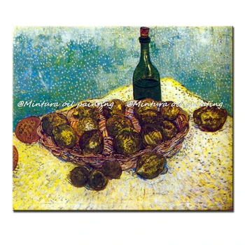 

Bottle Lemons And Oranges Of Vincent Van Gogh Handpainted Copy Famous Oil Painting On Canvas Wall Art For Living Room Home Decor