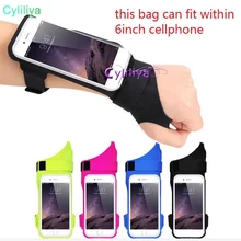 30 шт. Новая беговая сумка для телефона для верховой езды спортивная рука для большого пальца с наружной водонепроницаемой противоугонной сумкой для запястья