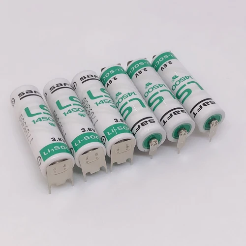 6 шт./лот новый оригинальный SAFT LS14500 Размер AA 3 В 2600 мАч Тионилхлорид промышленный