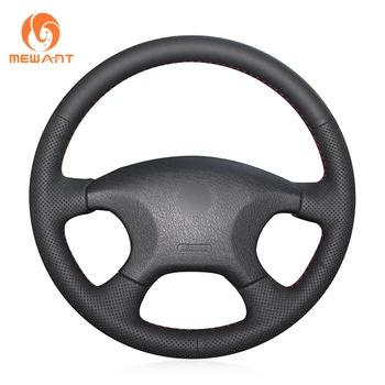 

MEWANT Black Artificial Leather Car Steering Wheel Cover for Citroen Elysee c-elysee Citroen Xsara Picasso