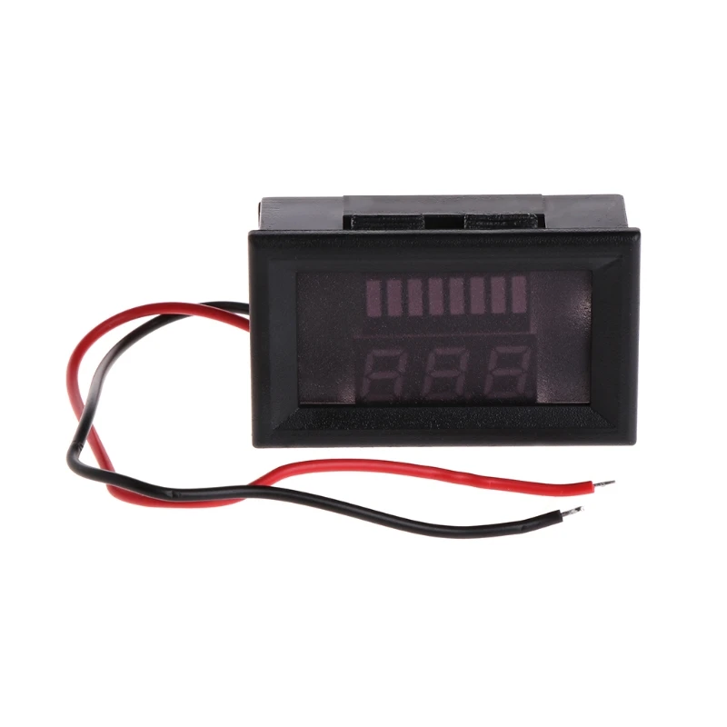 

DC 6-100V Red LED Digital Display Voltmeter Mini Volt Panel Tester For DC 12V Car Motor VehicleS