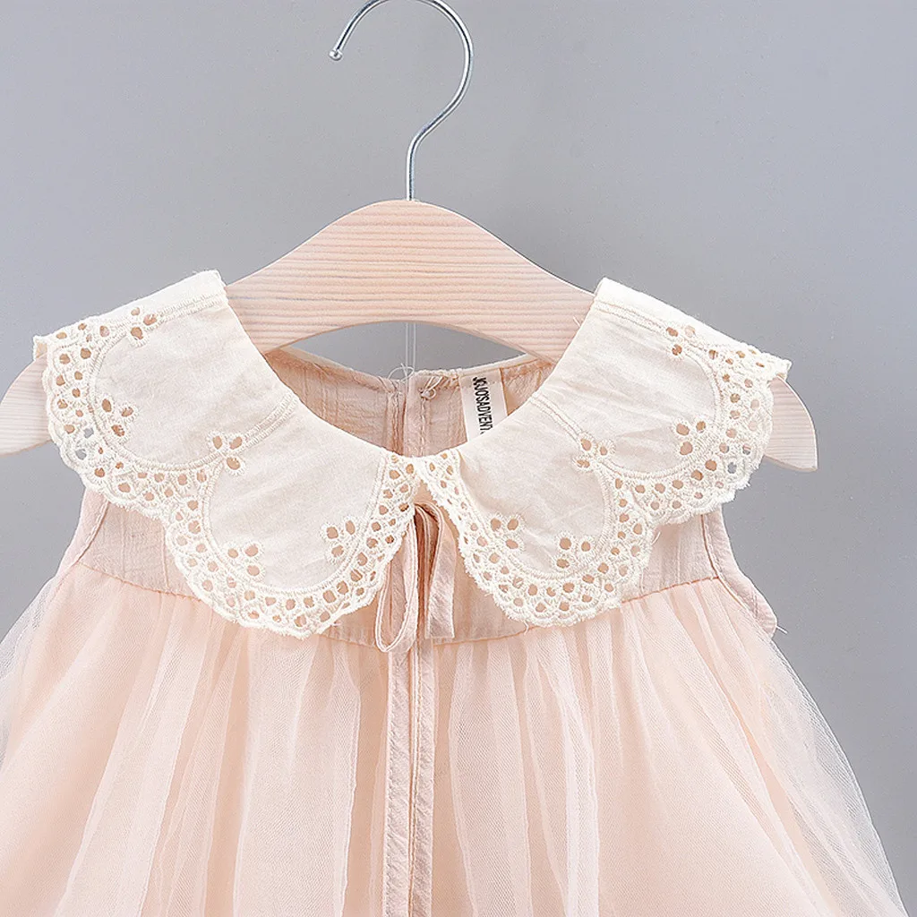 Новые модные летние вечерние платья принцессы из тюля с бантом для маленьких девочек; ; ; Z4