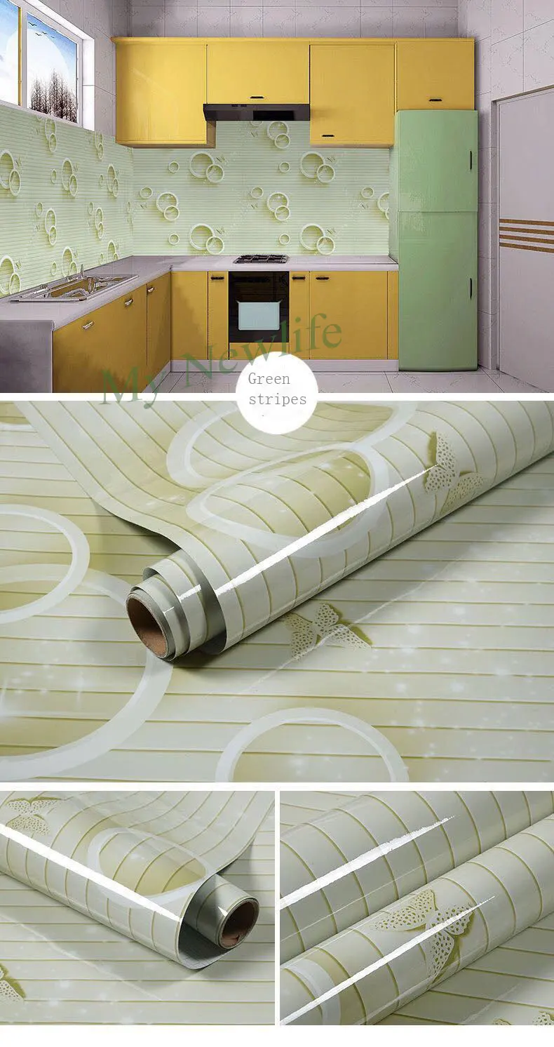 Oilproof Kitchen Decor tile Wall Stickers Waterproof Self Adhesive Wallpaper Bathroom Home Decor Films Wall Decal 60*200cm Oilproof Kitchen Decor tile Wall Stickers Waterproof Self Adhesive Wallpaper Bathroom Home Decor Films Wall Decal 60*200cm