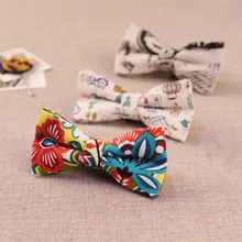 Новая мода винтажный цветочный хлопковый бант с принтом бантиков для мужчин гравата, тонкий красный губы/головоломки 17 цветов бабочка галстук