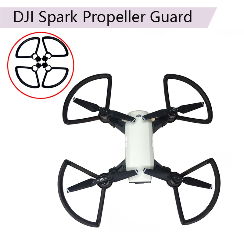 4 шт. защита пропеллера для DJI Spark Drone Quadcopter Быстроразъемное защитное лезвие