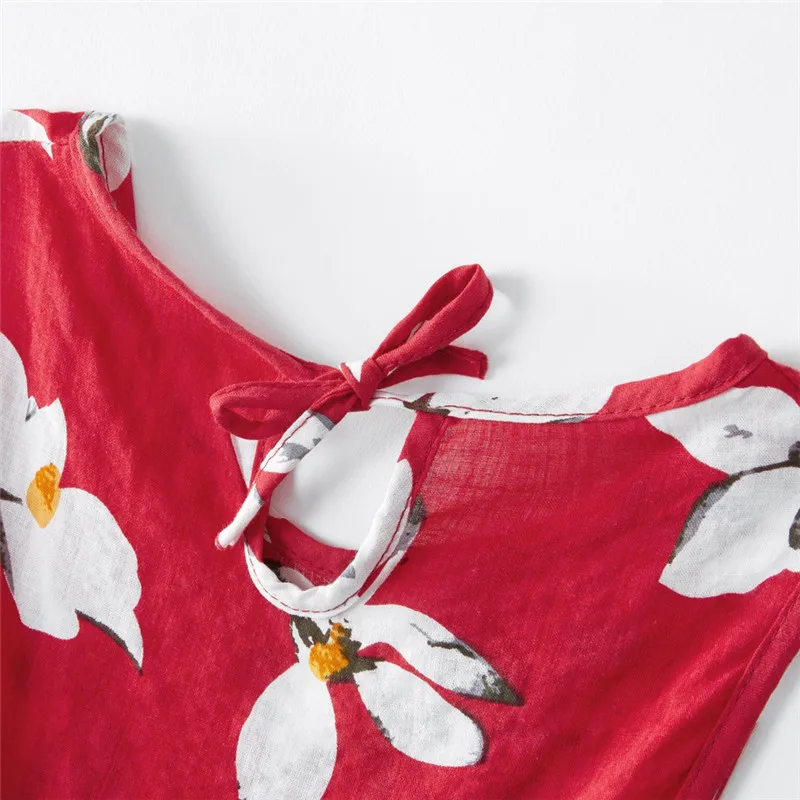 NASHAKAITE-Family-Matching-Outfits-Sleeveless-Print-Summer-Over-Knee-Dress-Summer-Mom-and-Daughter-Dress-Mommy (2)