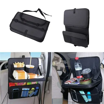

Car Seat Back Bag Organizer Storage iPad Phone Desk Holder Multi-Pocket Oxford