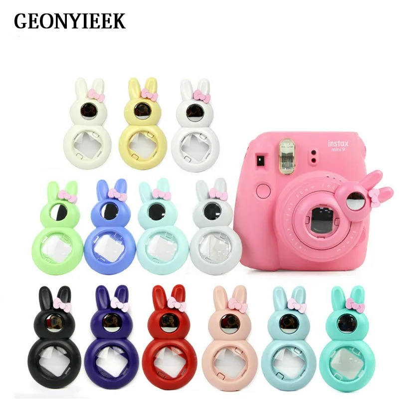 

Cute Rabbit Close Up Lens Selfie Self Portrait Mirror For Fujifilm Instax Mini 9/8/8+/7s Instant Film Filters Photography Filter