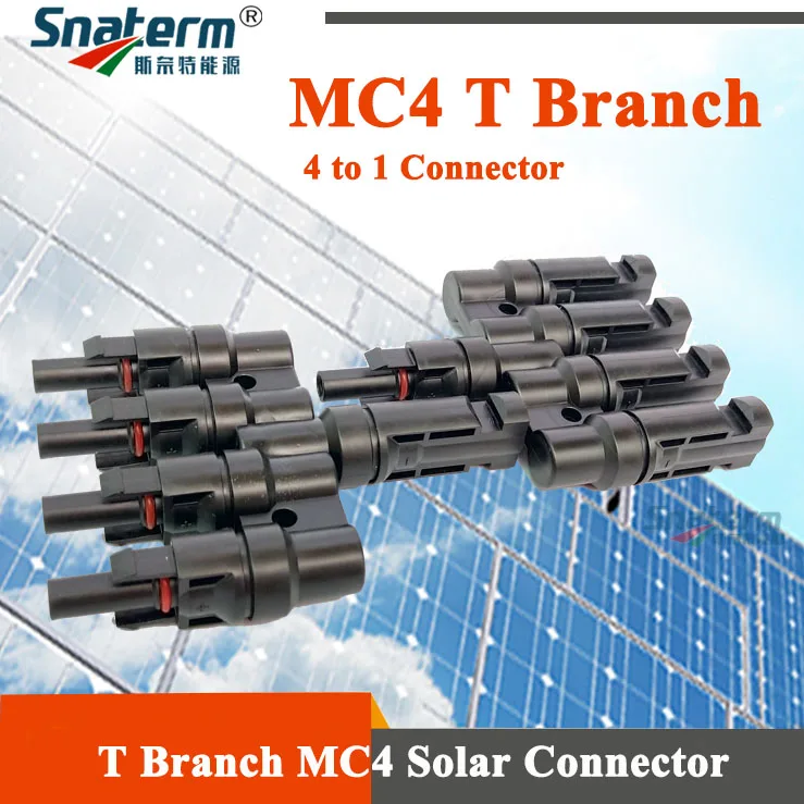 2 Pack MC4 3 Branch Solar Panel Stecker Male /& Female Kabel Splitter Koppler