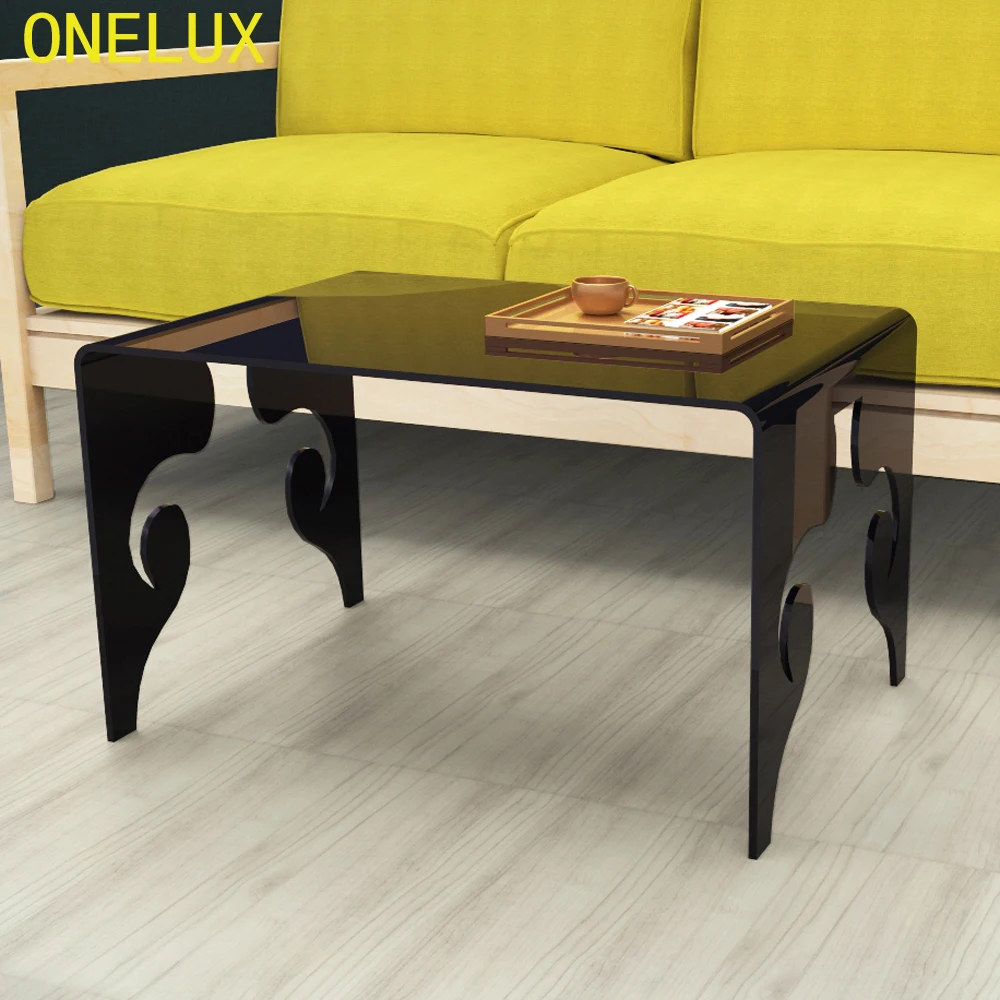 Engraved Watefall Acrylic Small Coffee Tablein Coffee Tables from