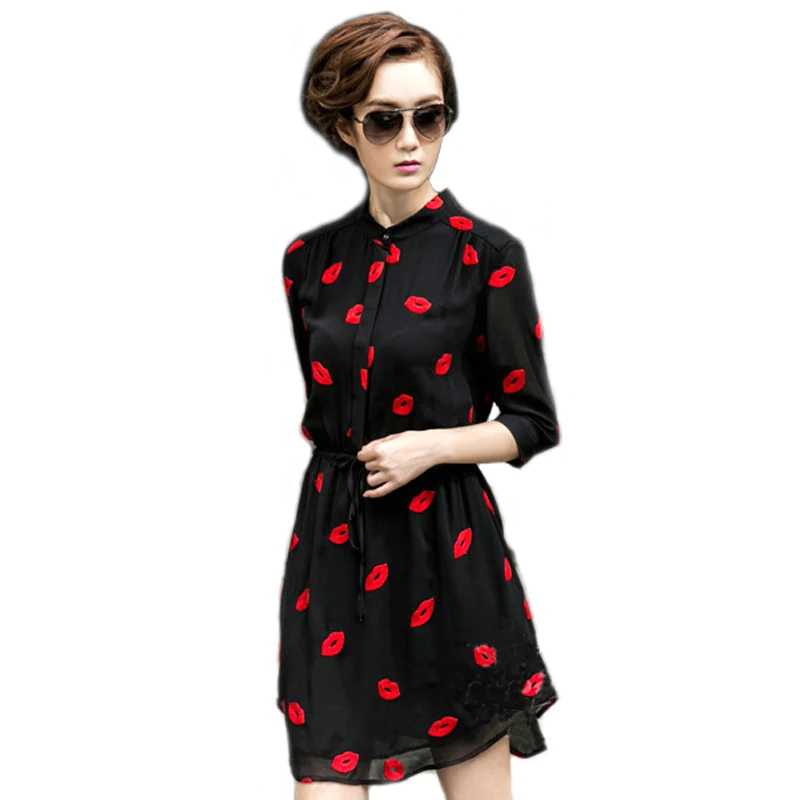 quarter sleeve shirt dress