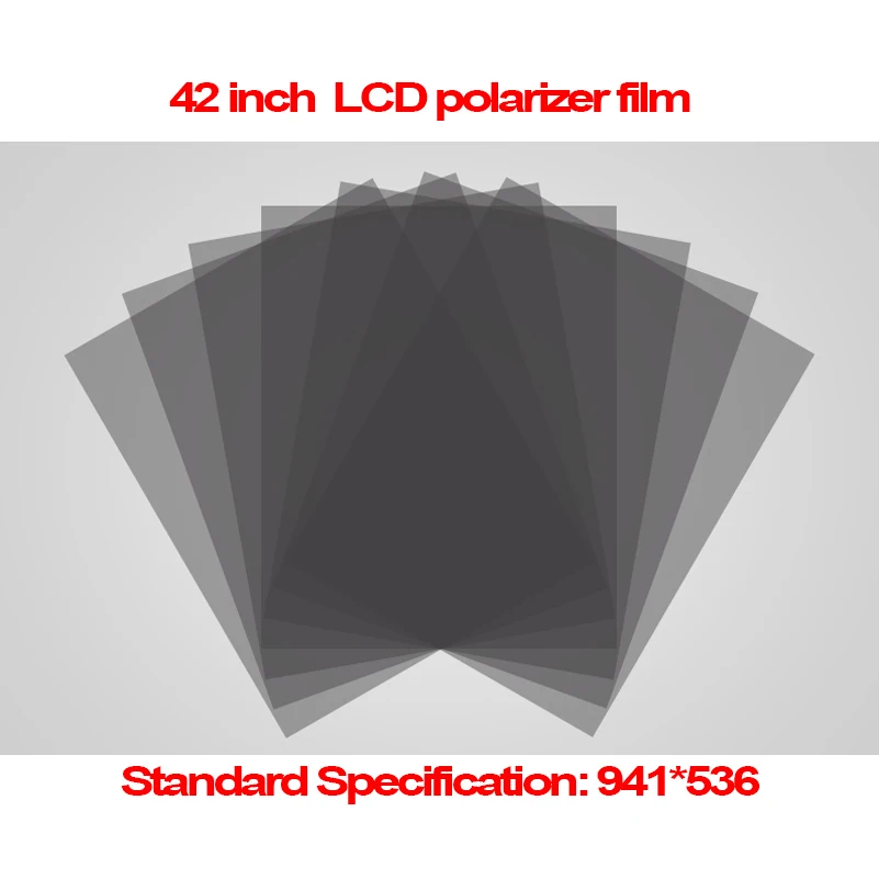 

5PCS NEW 42inch 0-90 Degree 941MM*536MM Monitor LCD LED Polarizer Polarizing Film (IPS,TV) for Samsung/LG TFT LCD LED TV