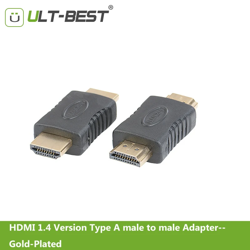 ULT-BEST HDMI штекер к кабель для 1080P HDTV hdmi тип A адаптер штекер-штекер | Компьютеры и