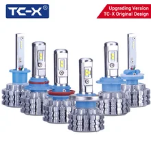 TC-X LED Car Lights H4 Long/Near DIstance H7 Dipped Beam H11 Fog Light 9006/HB4 H1 High Beam Car Headlight Fog Lamp Replacement