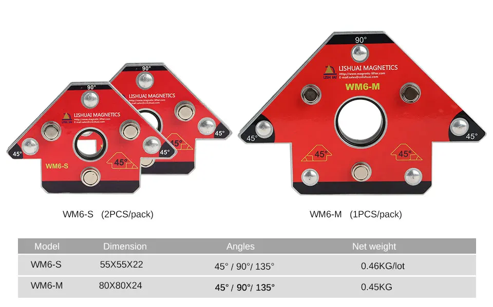 LISHUAI товар неодимовый магнит сварочный держатель/стрелка магнитный зажим для трехмерной сварки магнит WM6