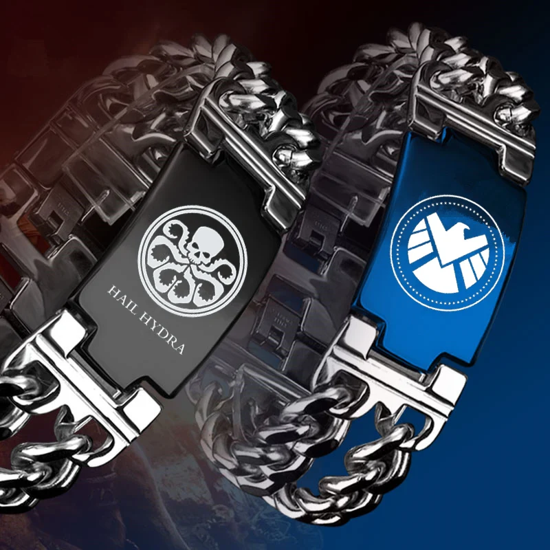 Hot Film Cosplay Bracelet Customize Agents Of S H I E L D Hydra Bracelet Agents Of S H I E L D Logo Bracelets Men Chain Link Bracelets Aliexpress Hot Film Cosplay Bracelet Customize Agents Of S H I E L D Hydra Bracelet Agents Of S H I E L D Logo Bracelets Men Chain Link Bracelets Aliexpress