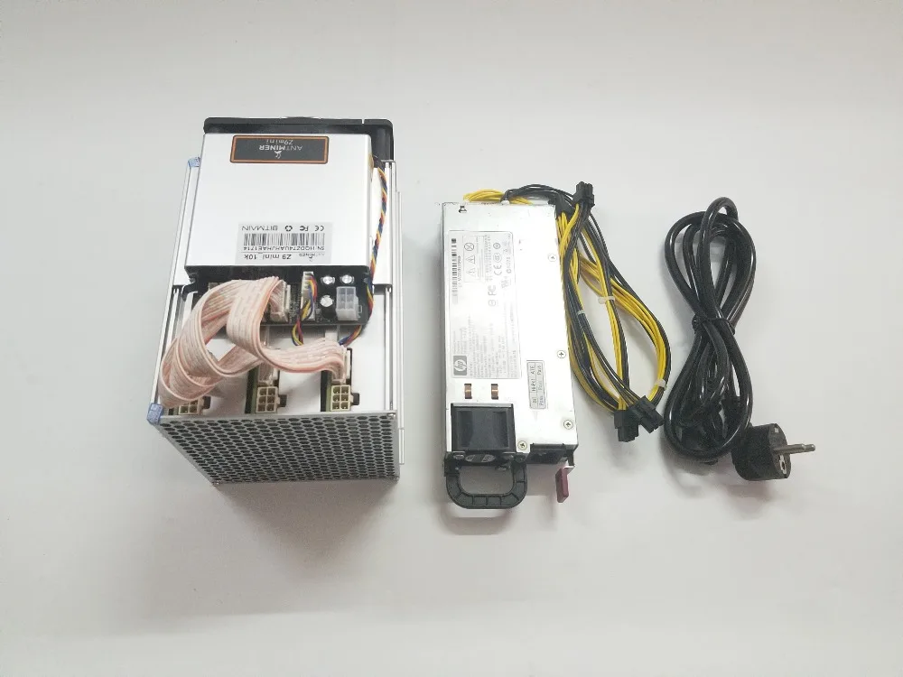 Новый ZEN ZEC BTG Шахтер Antminer Z9 мини 10 k Sol/s 300 W Equihash с 750 W PSU экономические чем Innosilicon A9 S9 S11