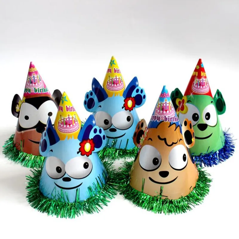 

Caroon Paper Birthday Hat With Ears Kids Children Party Hats Caps Headwear Birthday Party Dress Christmas Halloween navidad