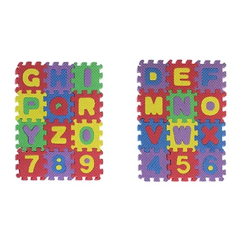 

MACH 36 pcs Baby Child Number Alphabet Foam Puzzle Foam Mathematics Educational Toy Gift