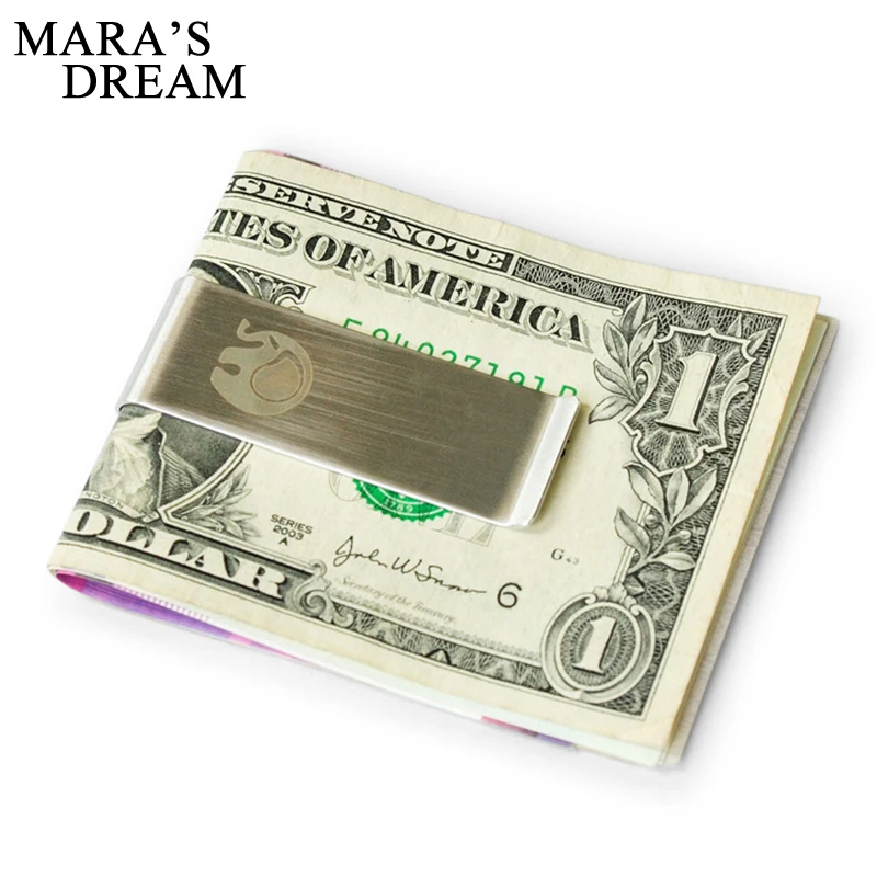 Mara's Dream 2018 новейшие металлические зажимы для денег из нержавеющей стали кошелек