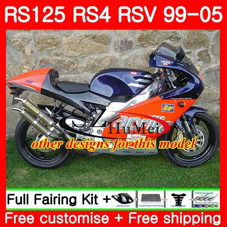 Корпус для Aprilia RS 125 1999 2000 2001 2002 2003 2005 84SH11 RS4 RSV125 RS125 99 00 01 02 03 04 05 Обтекатели завод