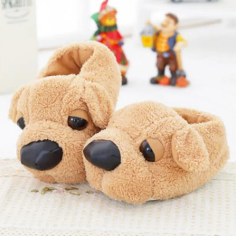 Women Anime Cartoon Dog Slippers Lovers Warm Indoor ...