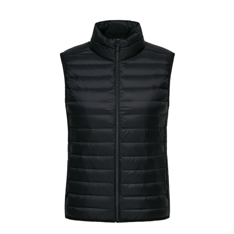 SEMIR Women Packable Quilted Lightweight Down Vest with Zip Pocket Light Puffer Stand-up Collar Vest Chinlon Lined with Zip SEMIR Women Packable Quilted Lightweight Down Vest with Zip Pocket Light Puffer Stand-up Collar Vest Chinlon Lined with Zip