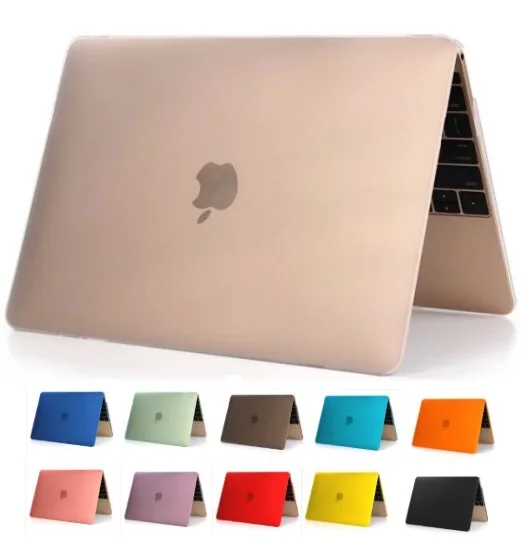 Newest Matte Hard Cover Shell Case For Macbook Laptop Retina 12 ", New 12 inch, 11 Colors, Wholesales, Free Drop Shipping