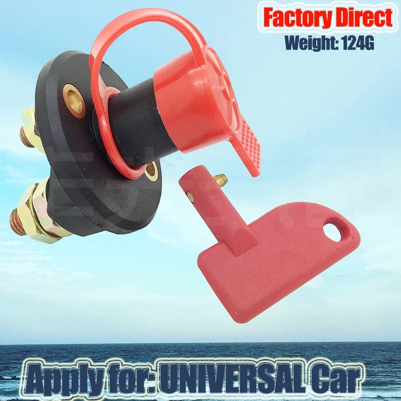 

Factory Direct 12V CAR TRUCK BATTERY ISOLATOR DISCONNECT CUT OFF POWER KILL SWITCH apply for UNIVERSAL AUTOMOTIVE 124V M8