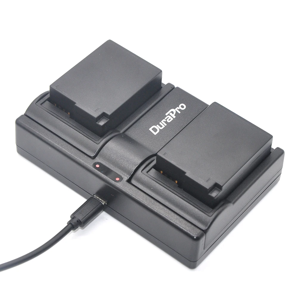 

Durapro 2pcs DMCBLC12 DMW-BLC12 DMW-BLC12E BLC12 Battery&USB Dual Charger for Panasonic FZ1000,FZ200,FZ300, G5,G6,G7,GH2,DMC-GX8