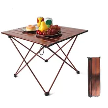 Портативный кемпинг пляжный стол из нержавеющей стали стол складной стол из нержавеющей стали складной стол