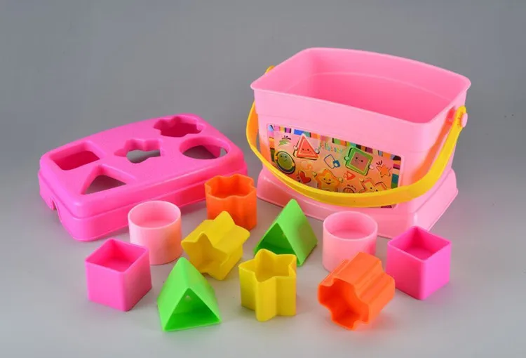 Детские пластиковые Обучающие геометрические развивающие игрушки Красочные смешанные формы головоломки, Обучающие начальное обучение головоломка игры