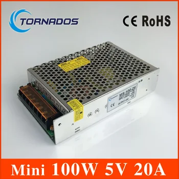 

power supply 100W 5V 20A mini size ac dc converter power supply unit ms-100-5 5v variable dc voltage regulator