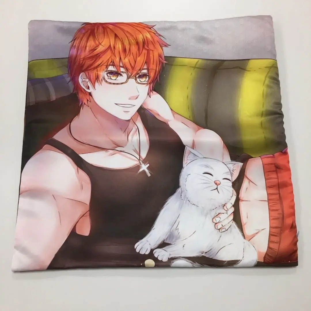 Mystic Messenger 707 Kaname двухсторонняя подушка чехол s обнимающая Подушка Чехол для