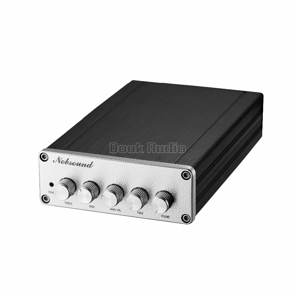 Nobsound мини HiFi 2,1 канальный TPA3116D2 цифровой усилитель мощности Hi-Fi стерео аудио бас усилитель 2*50 Вт сабвуфер