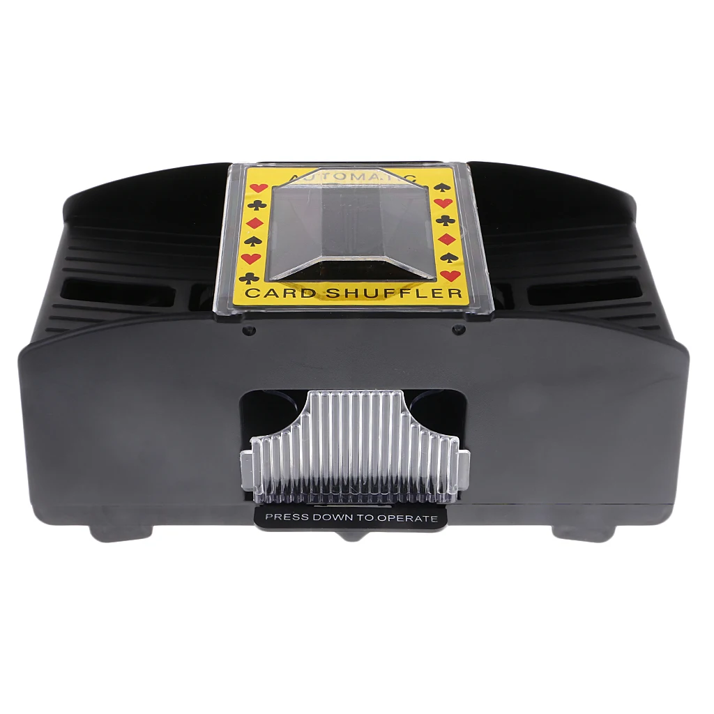 Автоматическая покерная карта Shuffler на батарейках казино Веселая игра 1 2 колоды