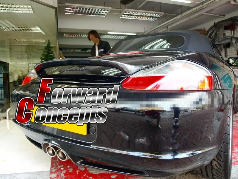 Спортивный спойлер для заднего крыла из углеродного волокна 97 04 Boxster 986|trunk spoiler|rear