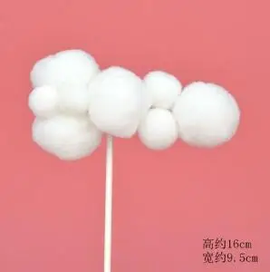 1PC SmallCloud White Радужный Золотой Единорог акриловый торт Топпер облако леденец форма для украшения тортов детский день рождения кекс Топпер украшения для свадебного торта - Цвет: 1PC SmallCloud White