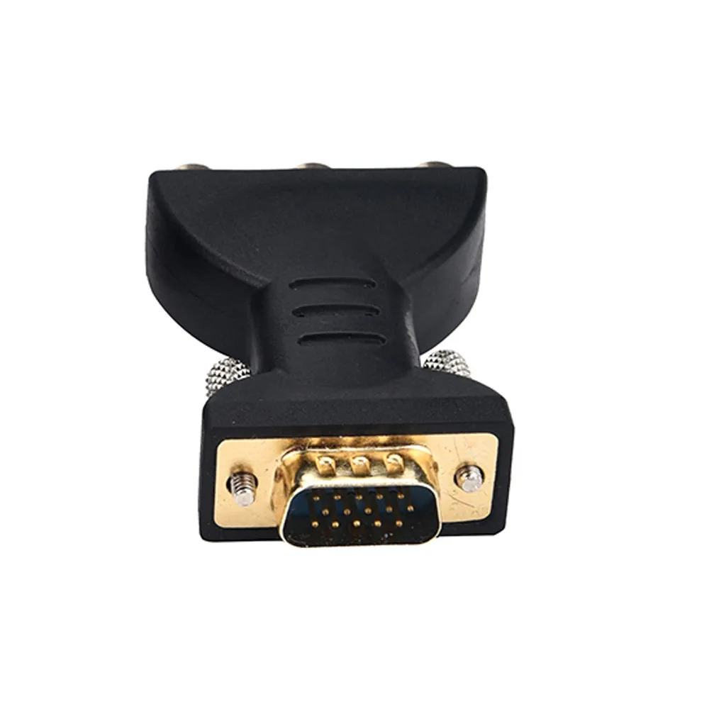  Cavi Digitali Rca Rgb Video Femmina a Hd 15-Spille Vga Component Video Converter Adattatore Tv Lcd 