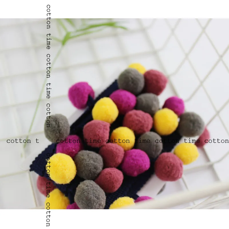 

3yards Sewing Accessory Pompom Fringe Trim 3cm drop Curtain trim handmade materials,clothing accesory Home Deco Accseeory